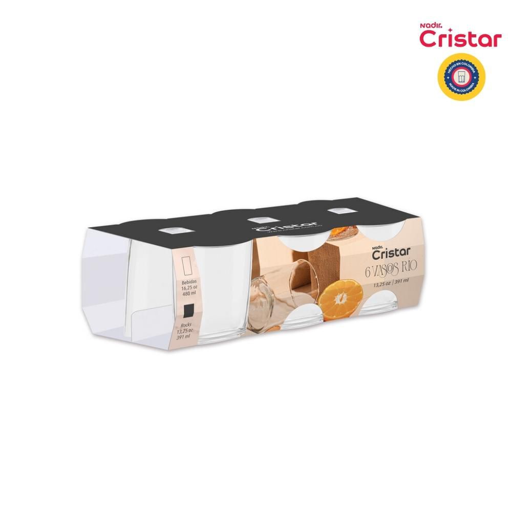Vaso Corto Rio Set x6 CRISTAR 0935CL6 img #3