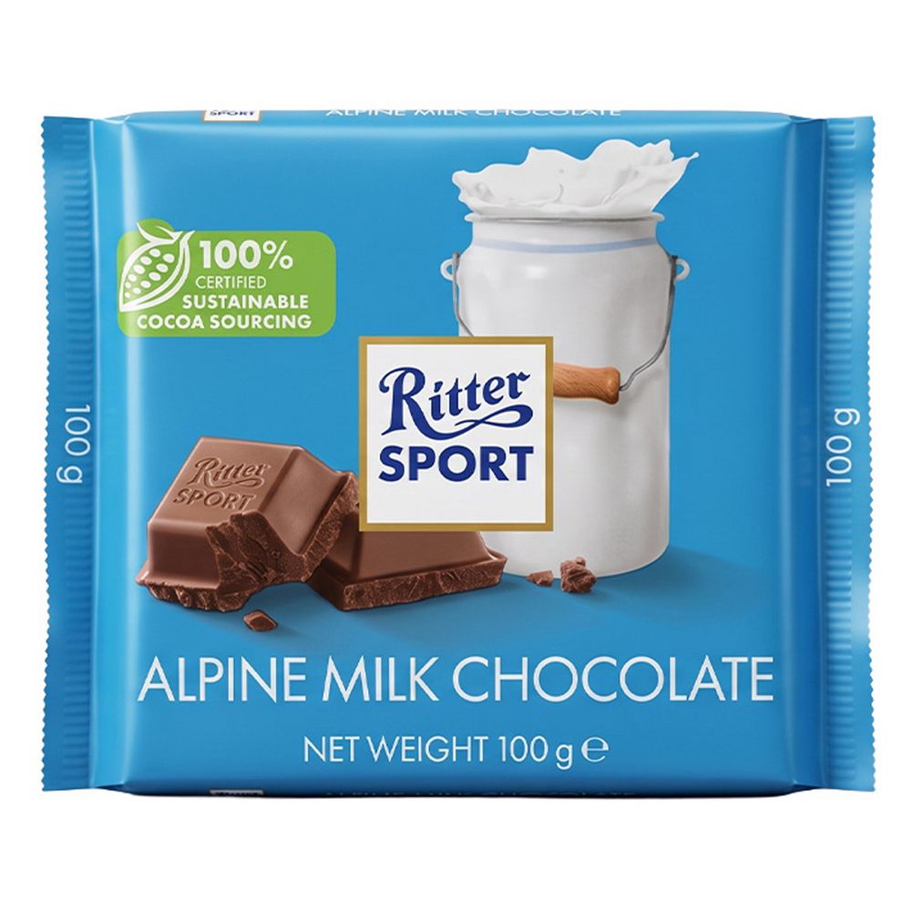 Tableta RITTER Chocolate Leche Alpine (100  gr) img #1