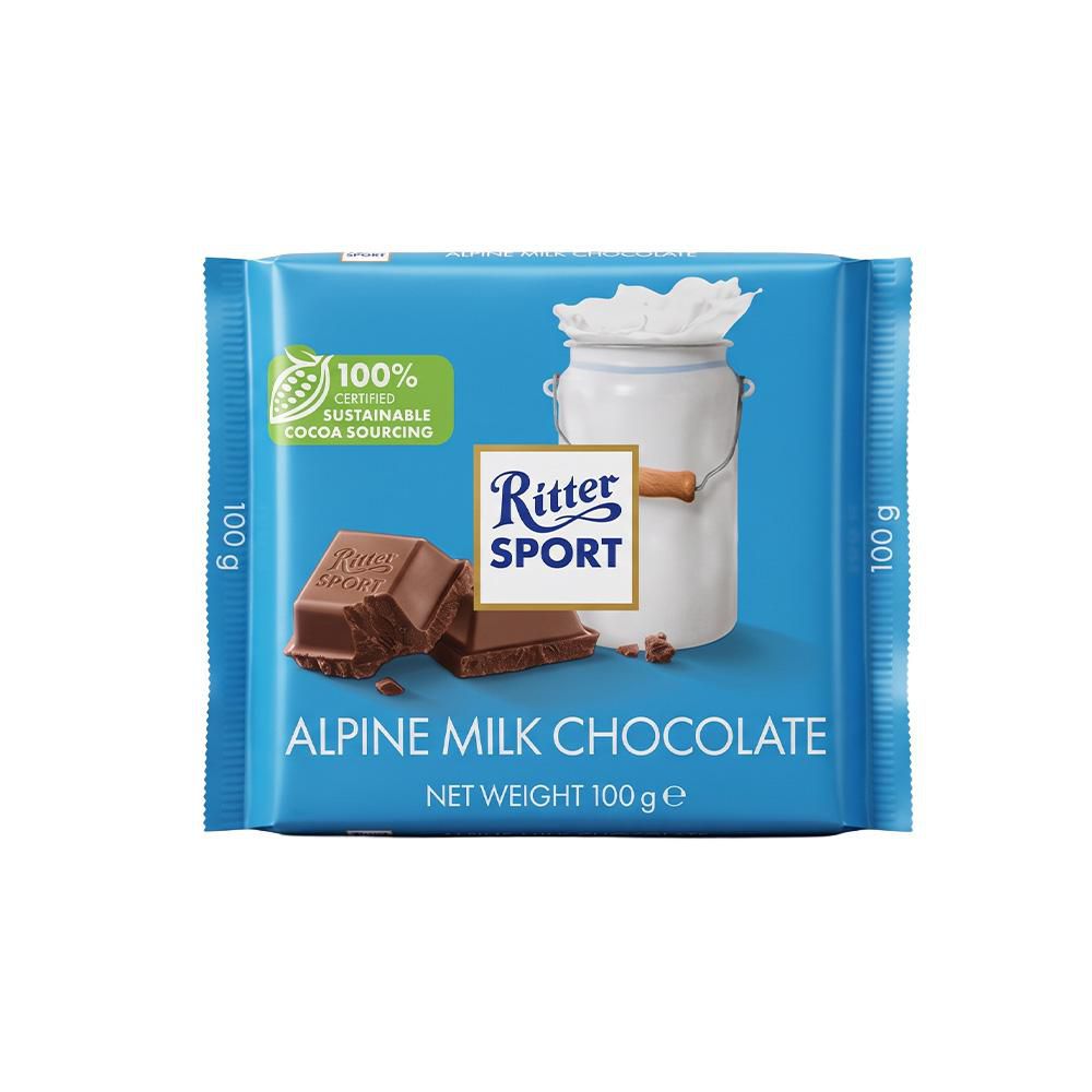 Tableta RITTER Chocolate Leche Alpine (100  gr) img #2