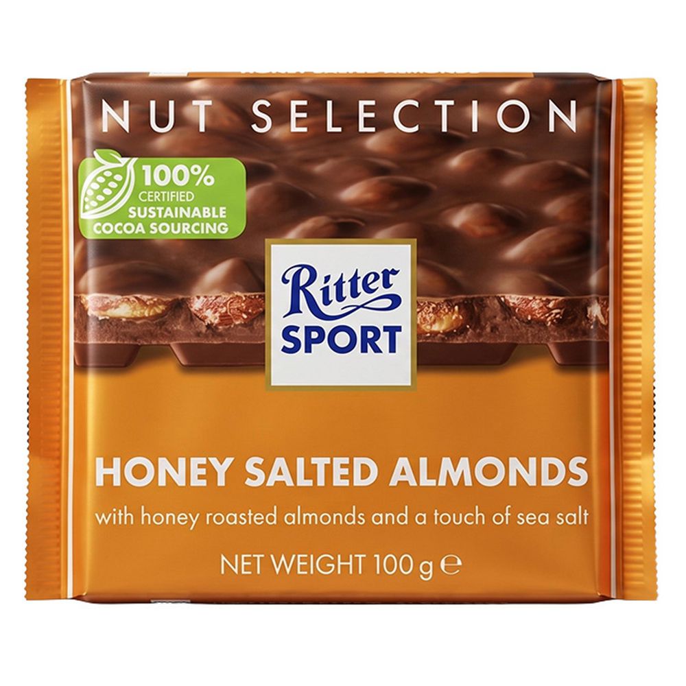 Tableta RITTER Chocolate Almendras Tostadas (100  gr) img #1