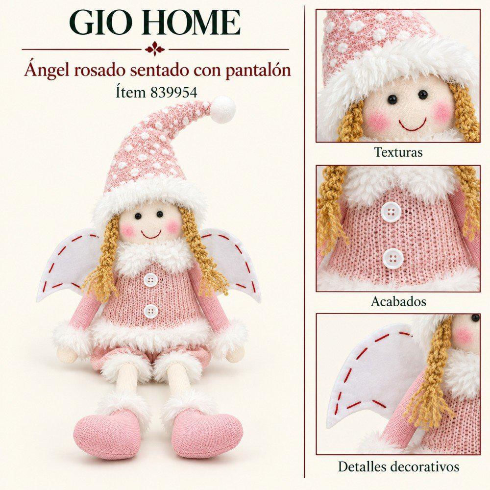 Muñeca Ángel Sentada Pantalón 69 Cm img #3