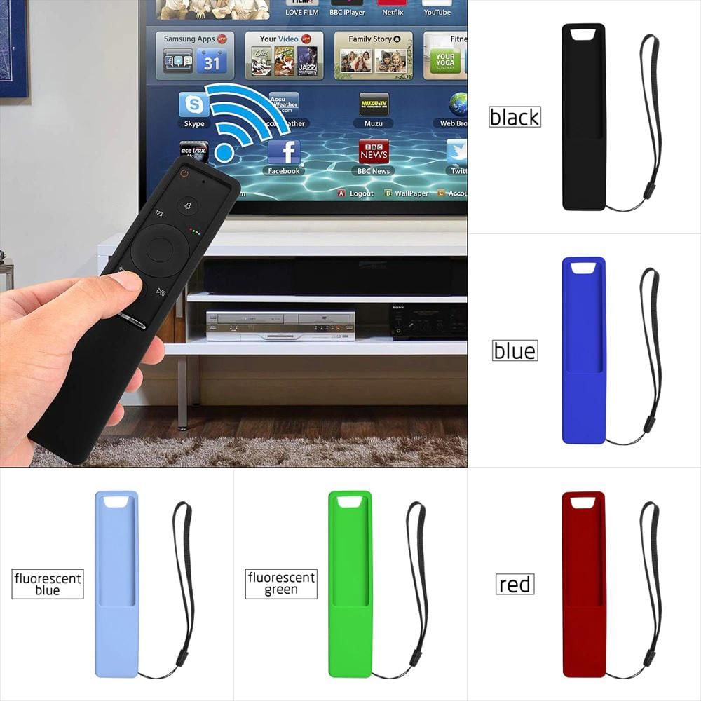 Funda Forro Protector Control Compatible Con Smart Tv Verde Fluorecente img #3