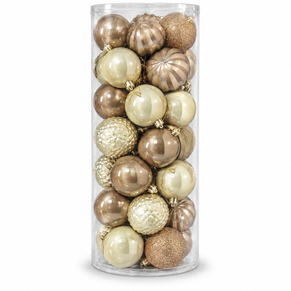 Set X 35 Bolas 8Cm Champaña img #1