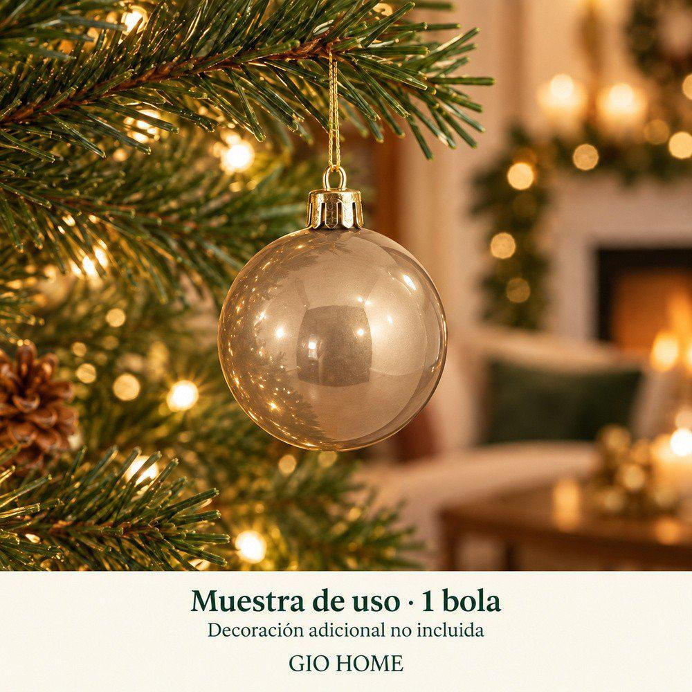Set X 35 Bolas 8Cm Champaña img #4