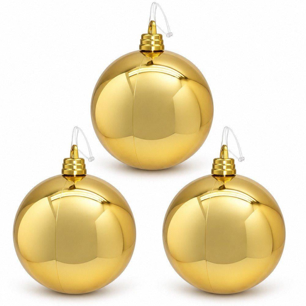 Pack X3 Bola Dorado 20Cm img #1