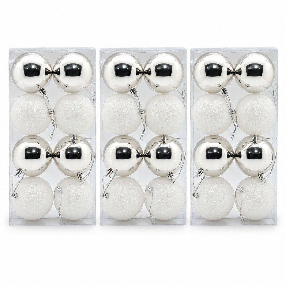 Pack X3 Set Bolas X8 (Bri Esc) 8Cm Beige img #1