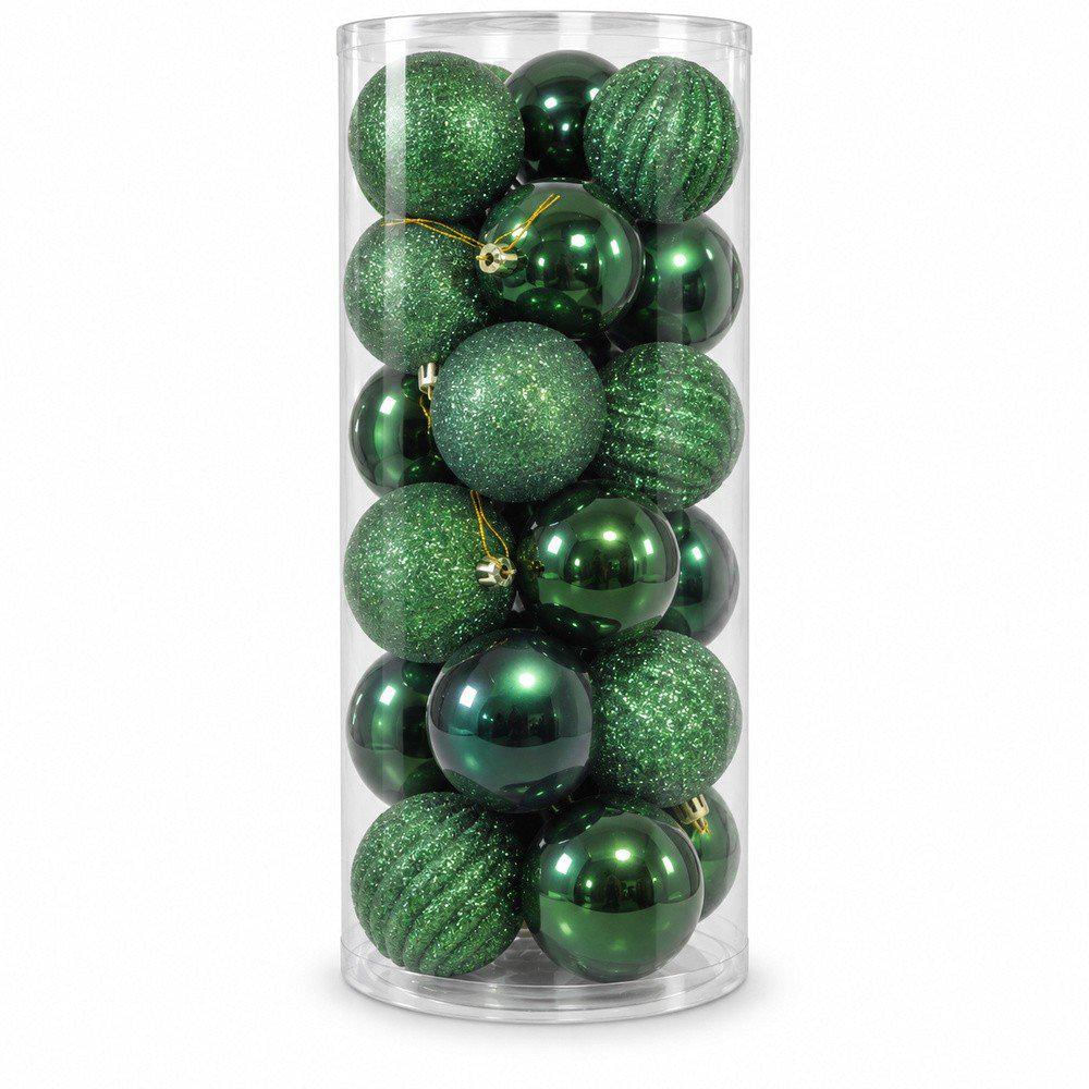 Set X 24 Bolas De 10 Cm Verde Esm img #1