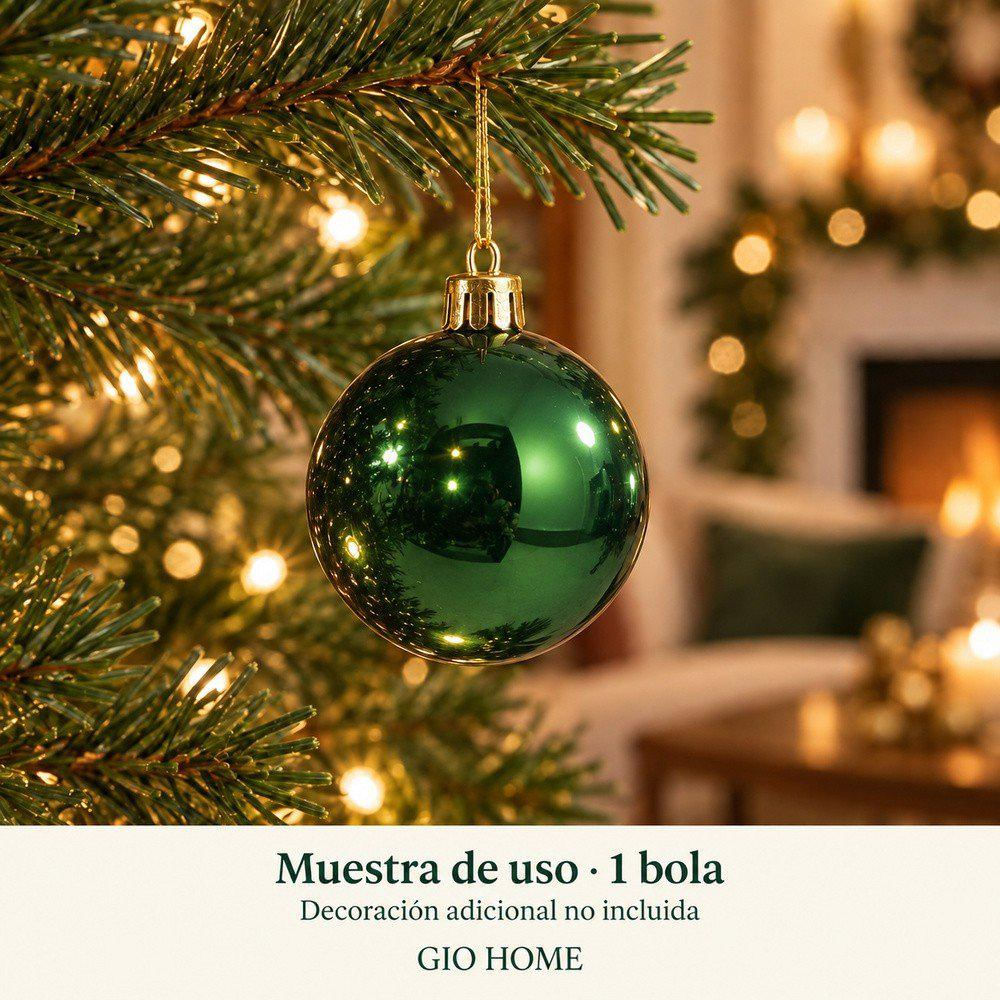 Set X 24 Bolas De 10 Cm Verde Esm img #4
