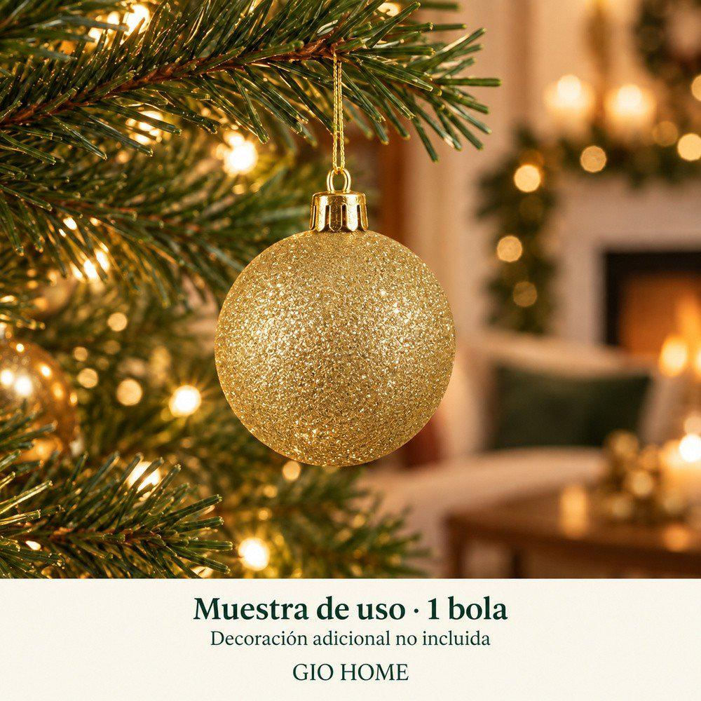 Set X 35 Bolas 8Cm Dorado img #4