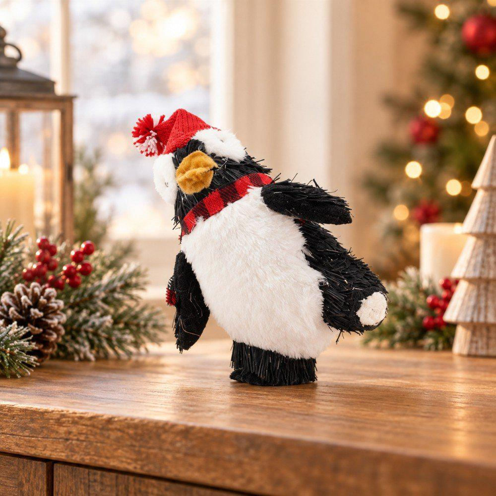 Pingüino Bebé Escocés De Pie 20 Cm img #2