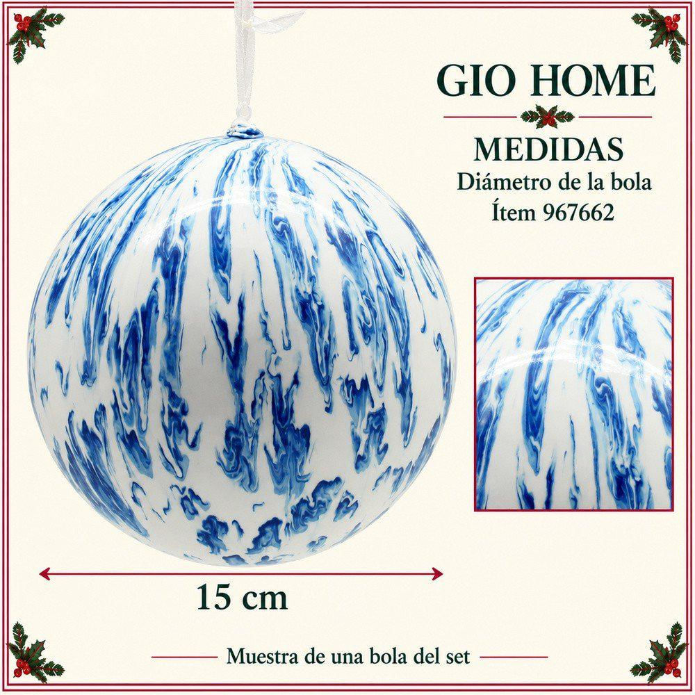 Pack X3 Bola 15Cm Blanco/Azul img #5