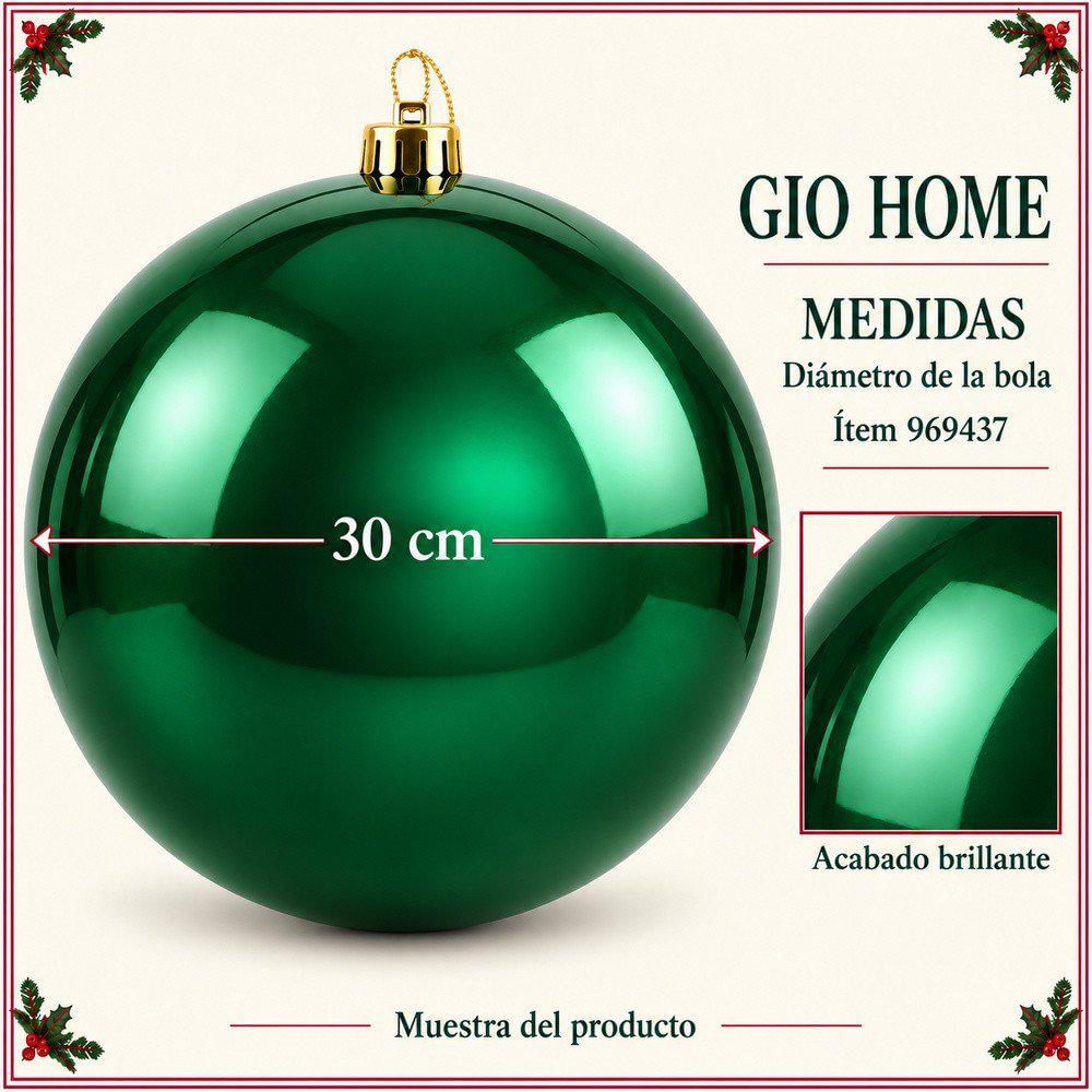 Bola Verde Claro 30Cm img #5
