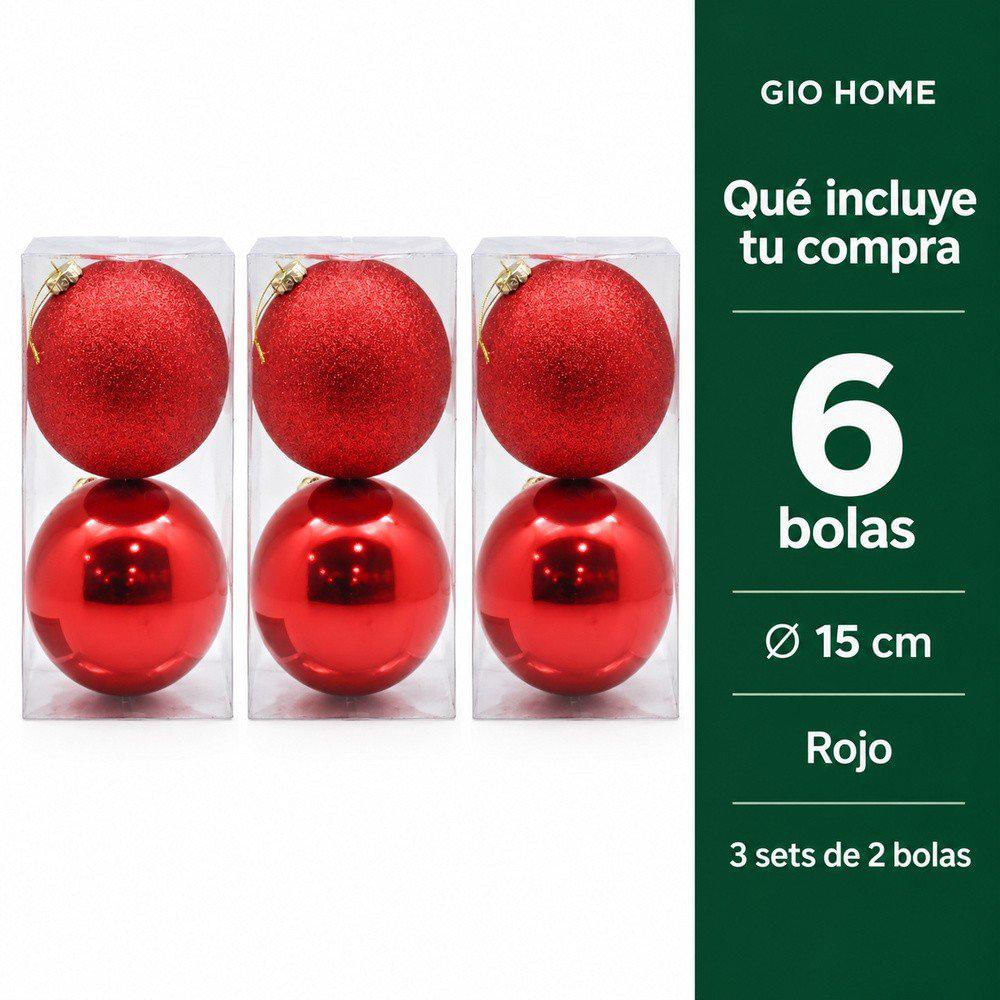 Pack X3 Bola Setx2 Rojo 15Cm img #2