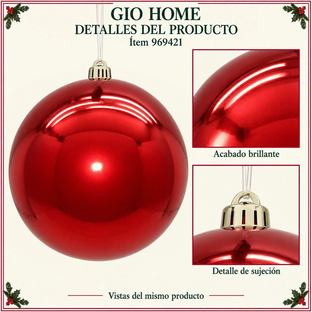 Bola Rojo 25Cm img #3