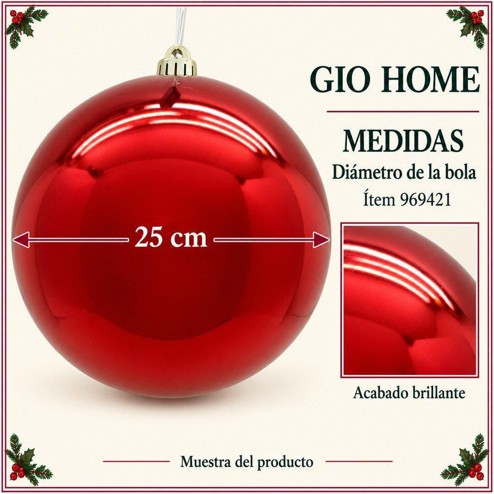 Bola Rojo 25Cm img #5