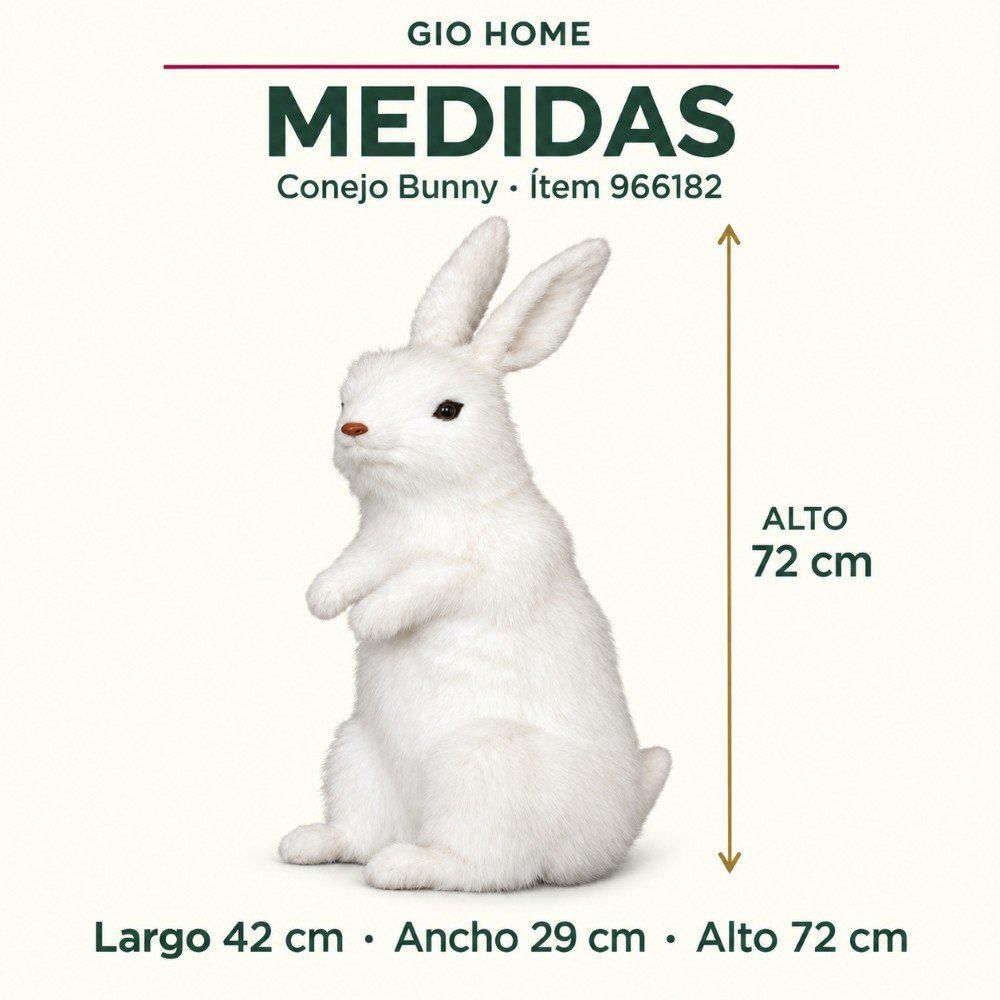 Conejo Blanco A72 Cm Sm img #4