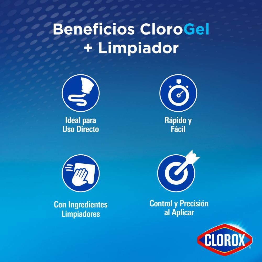 Blanqueador CLOROX gel original (500  ml) img #4
