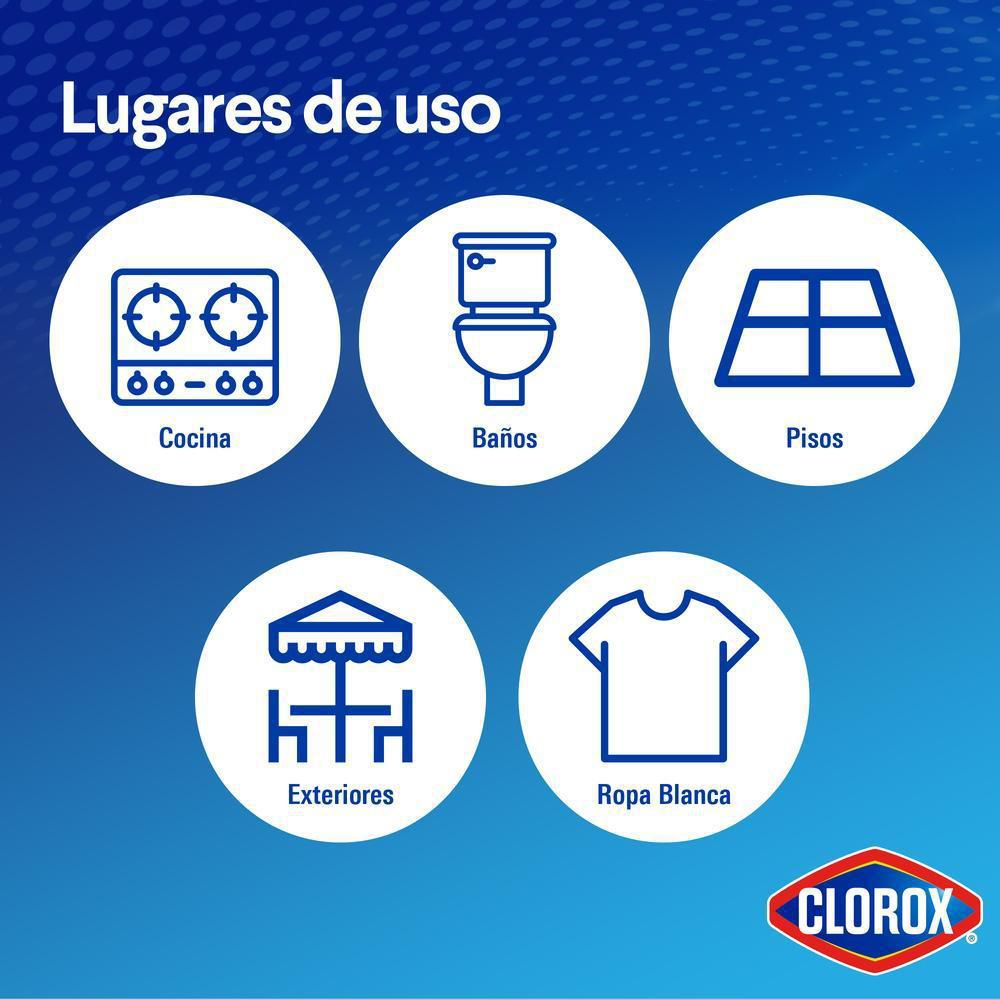 Blanqueador CLOROX gel original (500  ml) img #5