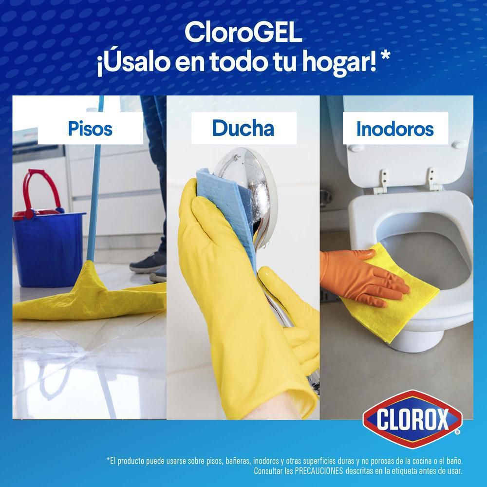 Blanqueador CLOROX gel original (500  ml) img #6