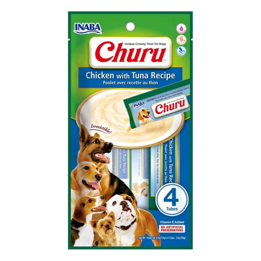Snack Churu Húmedo Perros Receta Pollo Atún (56  gr) img #1