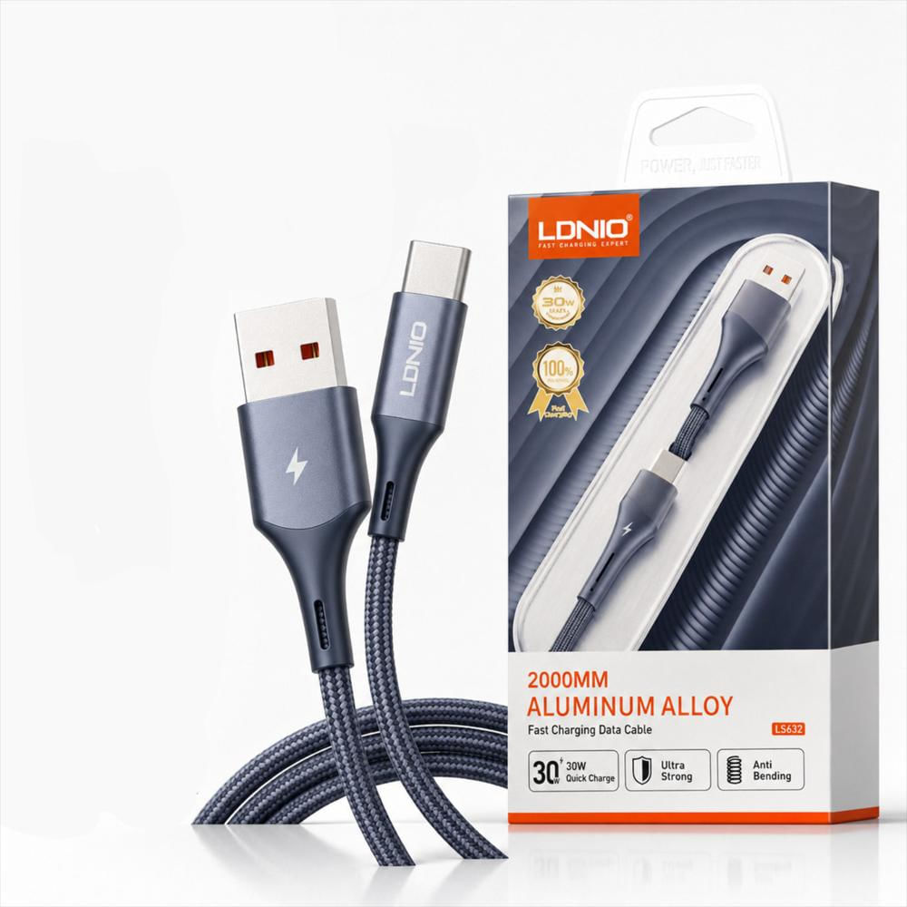 Cable Usb Tipo C 30W 2M Azul img #1