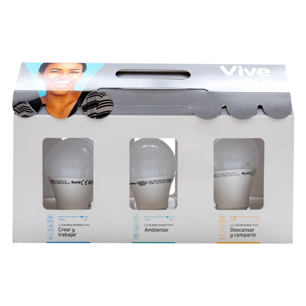 CASITA A BOMBILLA LED 6U VIVE ICASAVIVEL img #1