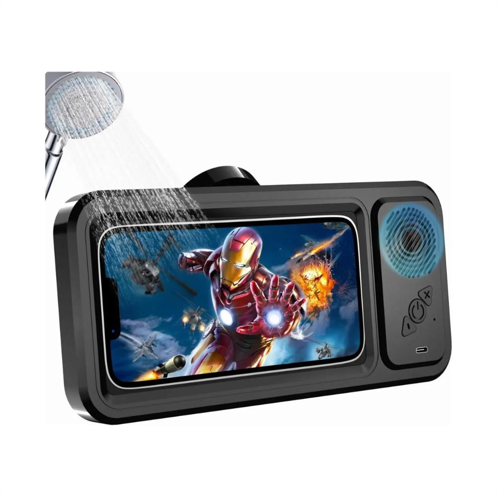 Soporte Ducha Para Teléfono Con Altavoz Impermeable img #1