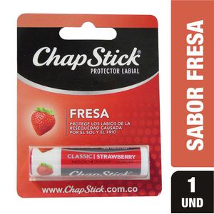 Protector labial CHAPSTICK sabor a fresa (4 gr)