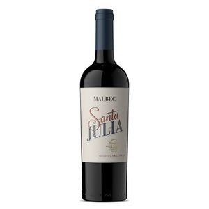 Vino tinto SANTA JULIA MARCA EXCLUSIVA tinto malbec (750 ml)
