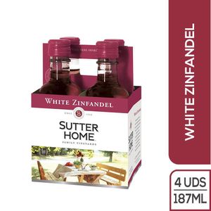 Vino rosado SUTTER HOME rose white zinfand fourpa Zinfandel (748 ml)