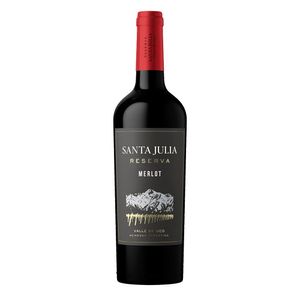 Vino tinto SANTA JULIA MARCA EXCLUSIVA merlot (750 ml)