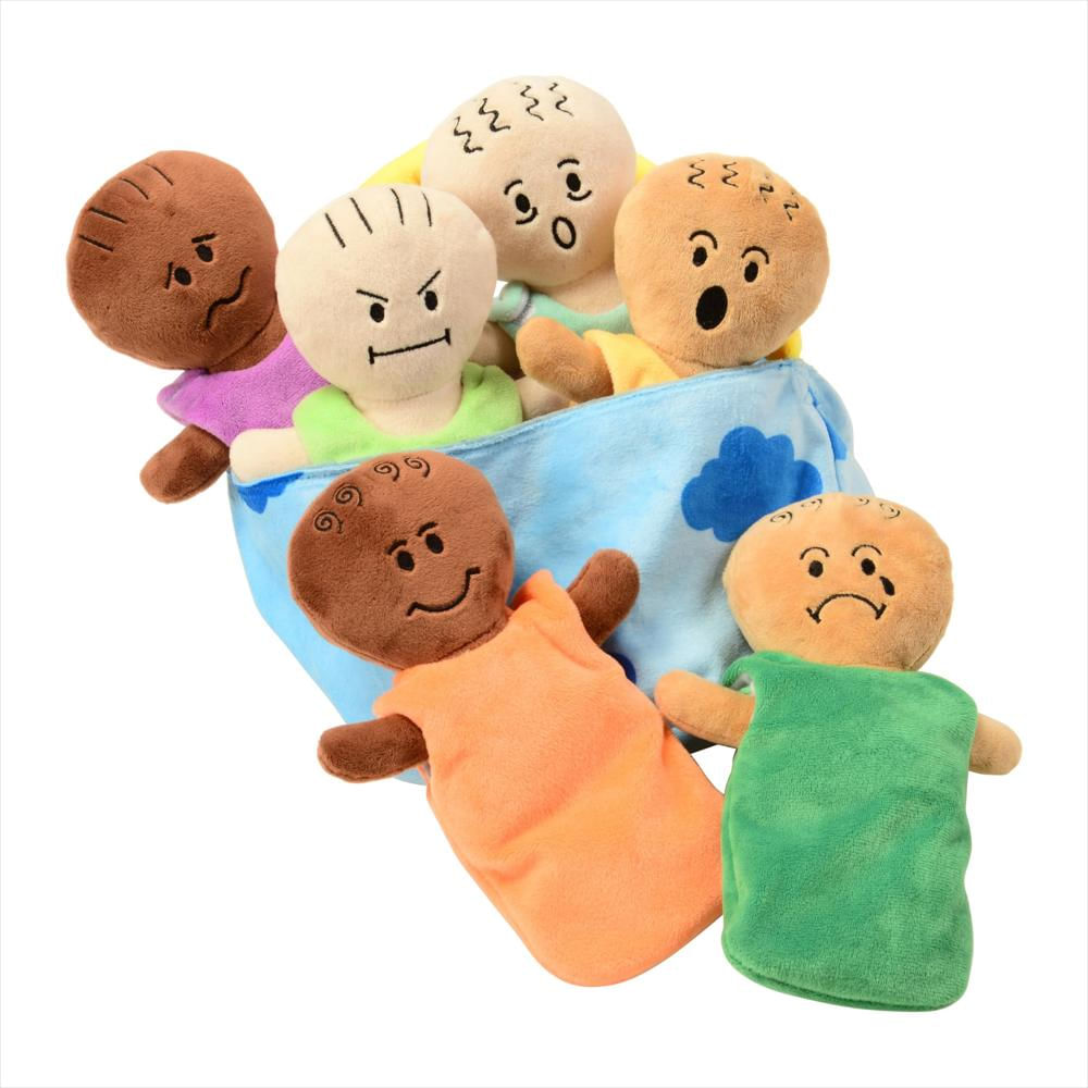Set De Muñecas De Peluche Constructive Playthings Expression Babies X6 img #1