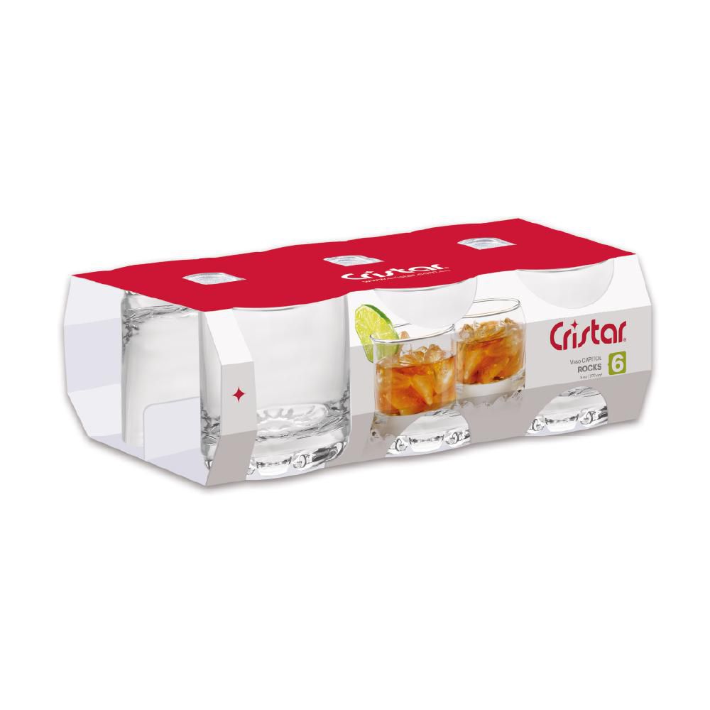 Vaso Corto Capitol SetX6 CRISTAR 0445CL img #6
