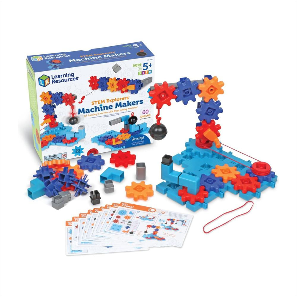 Kit Stem Learning Resources Stem Explorers Machine Makers 60 Piezas Con 9 Desafíos img #1