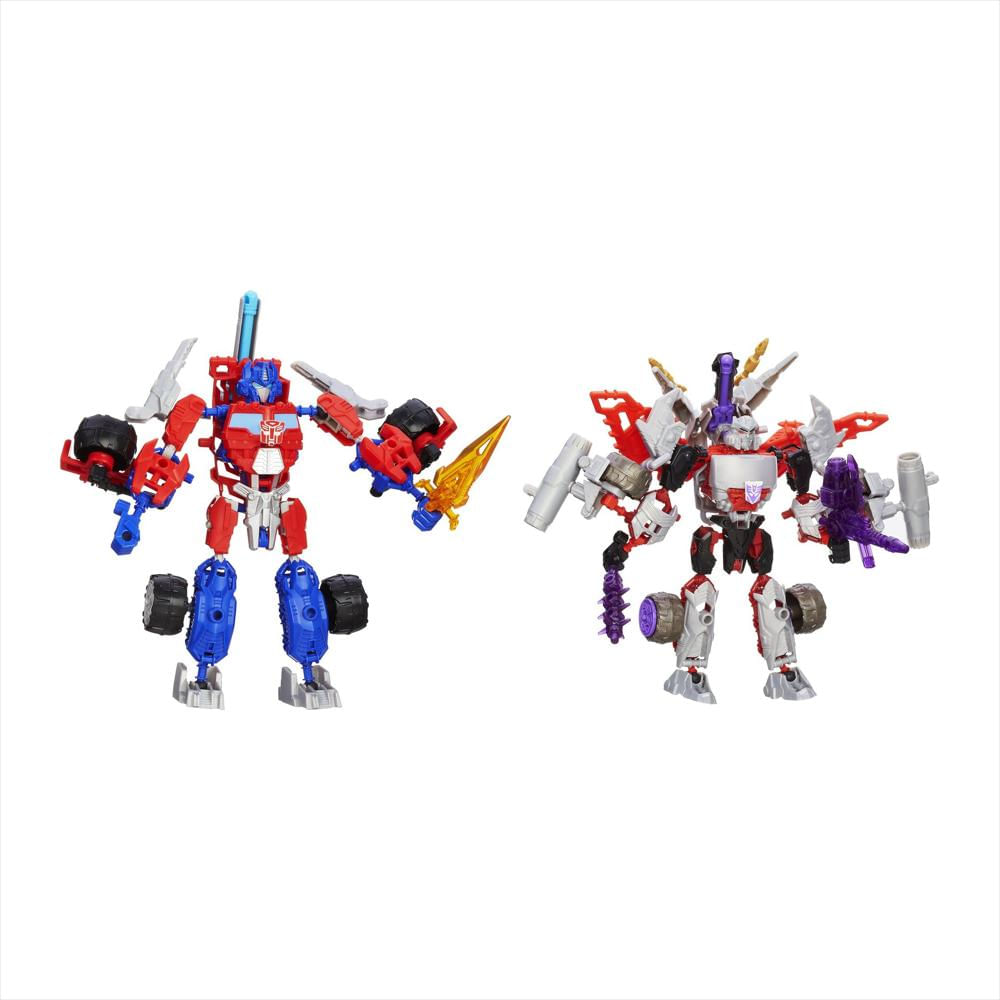Set De Construcción Transformers Construct Bots Optimus Prime Vs Megatron 135 Piezas img #1