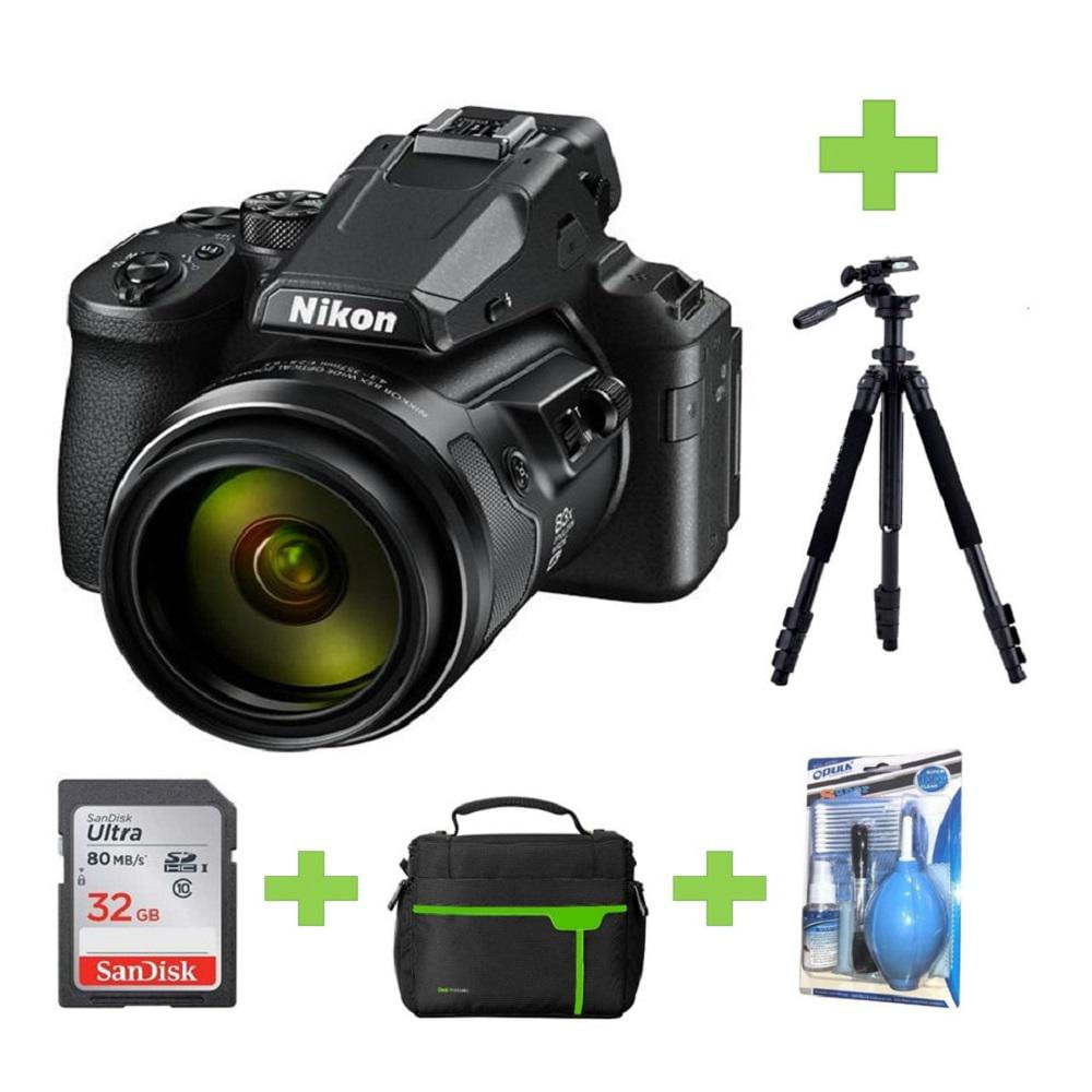 Cámara Nikon Coolpix P950 16Mpx 83X+32Gb+Bolso+Kit+Trípode img #1