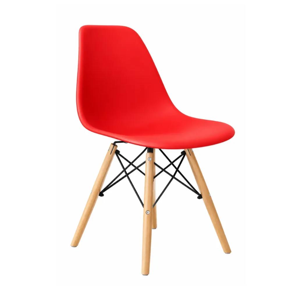 Silla Moderna Tipo Eames Patas Madera img #1