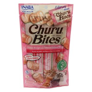 Snack Churu Gatos Bites Receta Pollo Atún (30 gr)