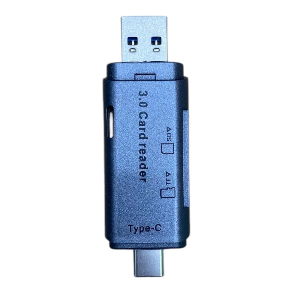 Lector De Memoria Hub Tipo C Micro Y Sdusb img #1