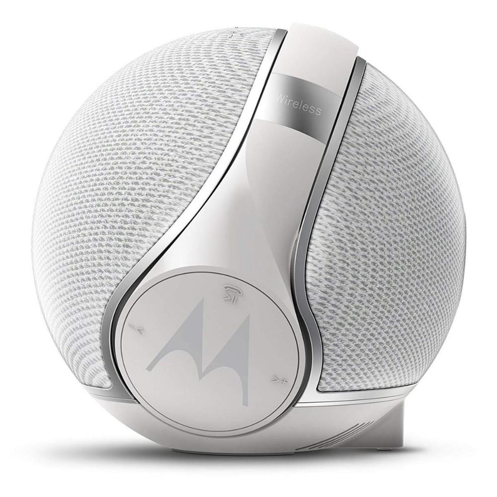 Parlante Bluetooth Motorola Sphere Plus + Audifonos 2 En 1 Ip54 Blanco img #2