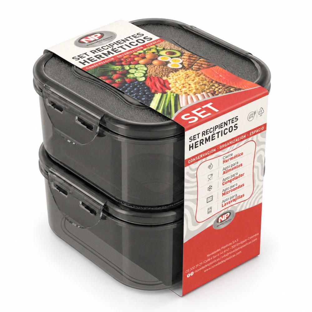 Recipiente De 650 ML Set x2 NP 22419 img #1