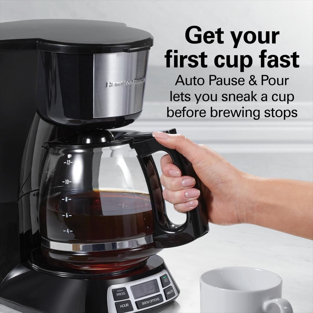 Cafetera Hamilton Beach Bold Brew Programable De 12 Tazas img #3