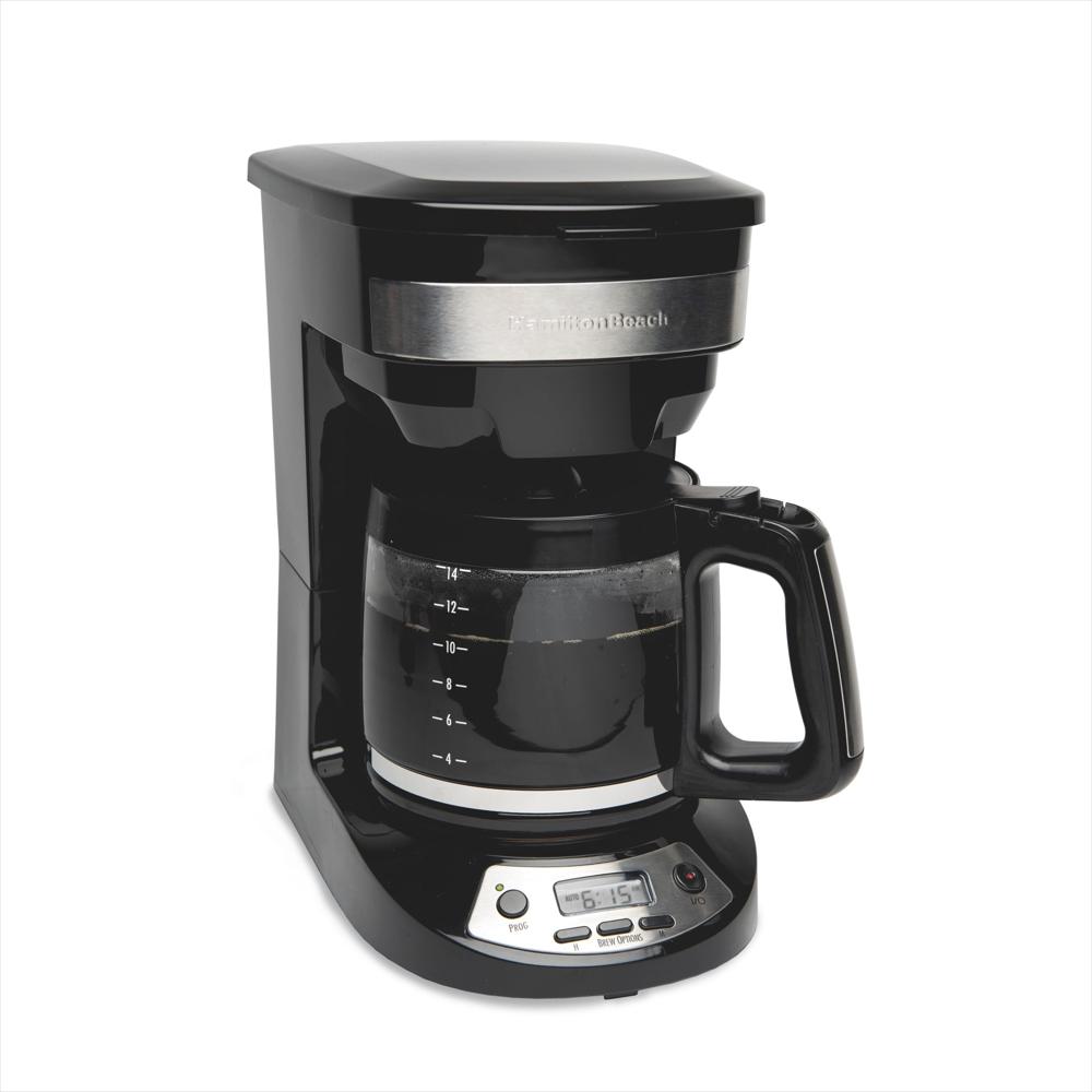 Cafetera Hamilton Beach Programable De 14 Tazas Con Llenado Frontal img #1
