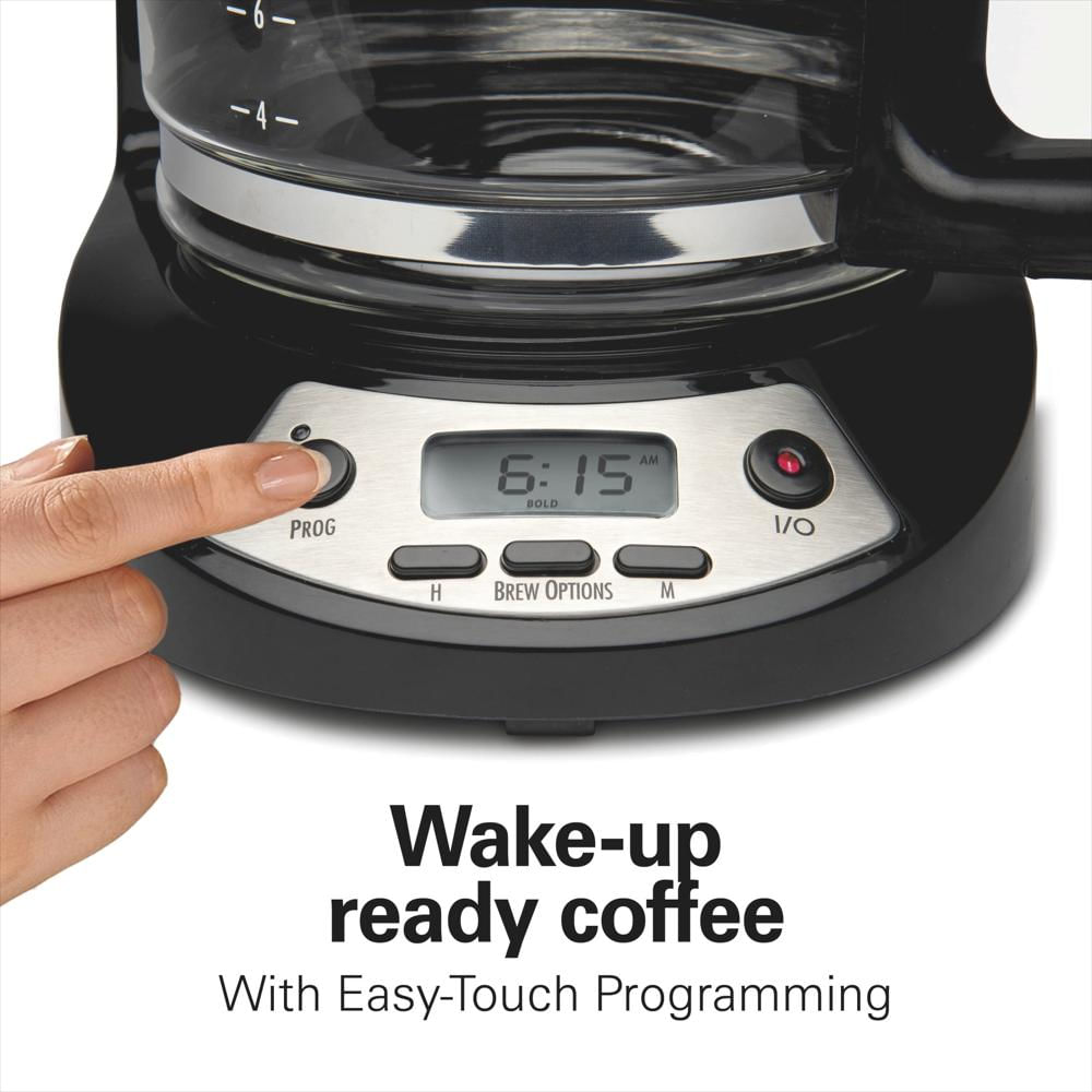 Cafetera Hamilton Beach Programable De 14 Tazas Con Llenado Frontal img #5
