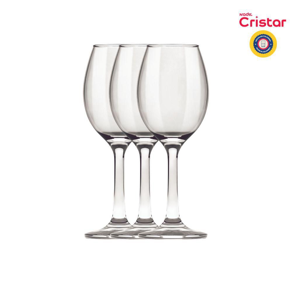 Copa Vino Blanco Rioja Set x3 CRISTAR 5412CL3EX img #1
