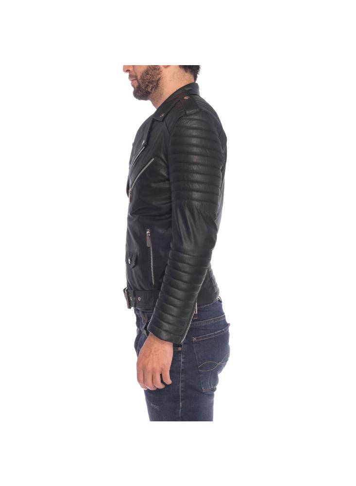 Chaqueta De Cuero Para Hombre Joak img #3