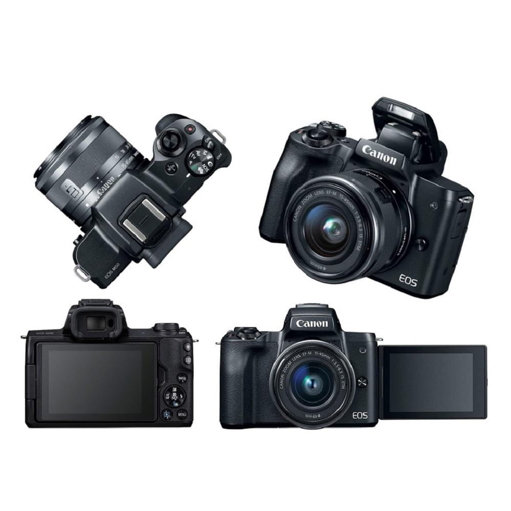 Cámara Canon Eos M50 24Mpx Kit15 45+32Gb+Bolso+Tripode 135 img #5