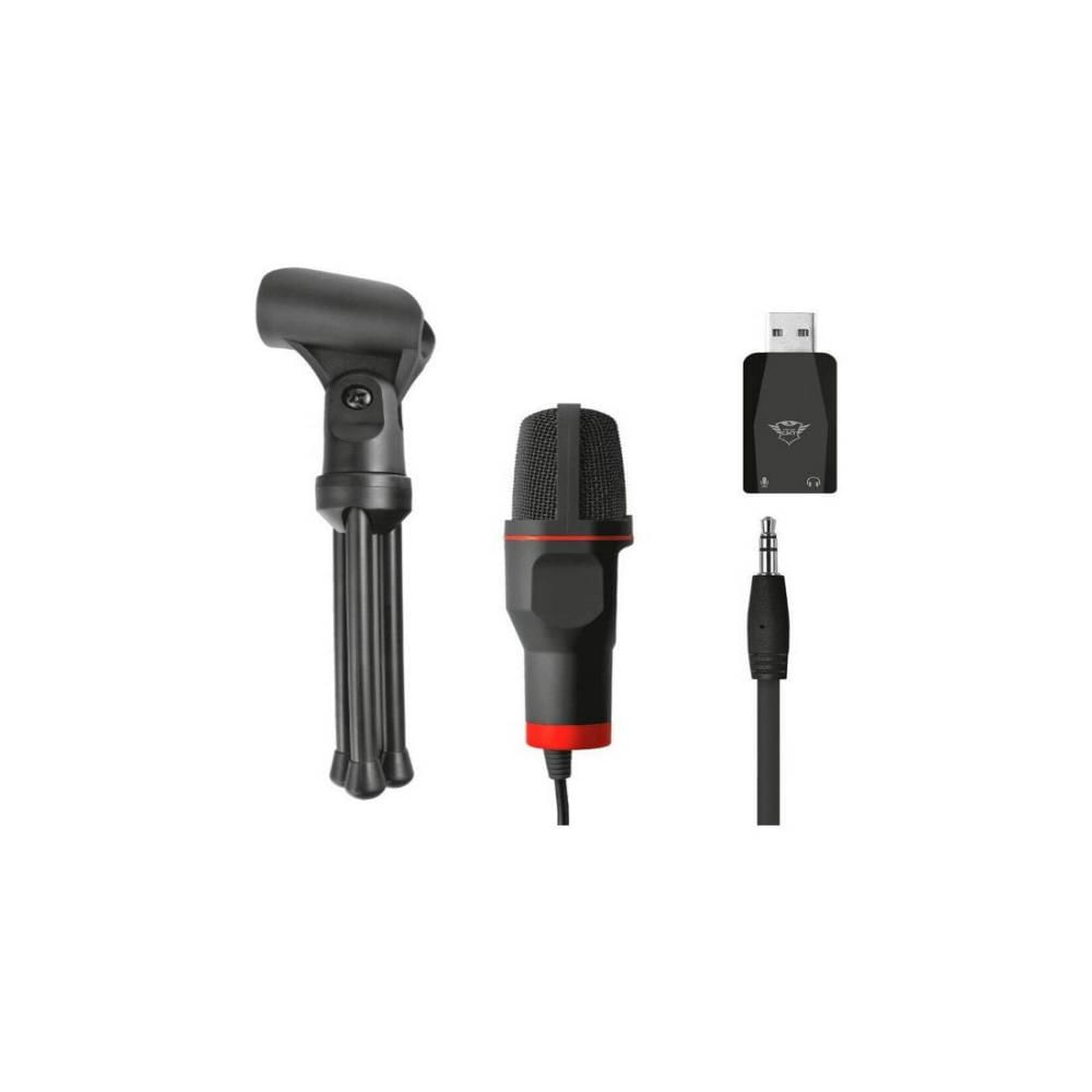 Microfono Trust Gxt 212 Mico 3.5 Mm-Usb Con Tripode Ref 23791 Negro img #4