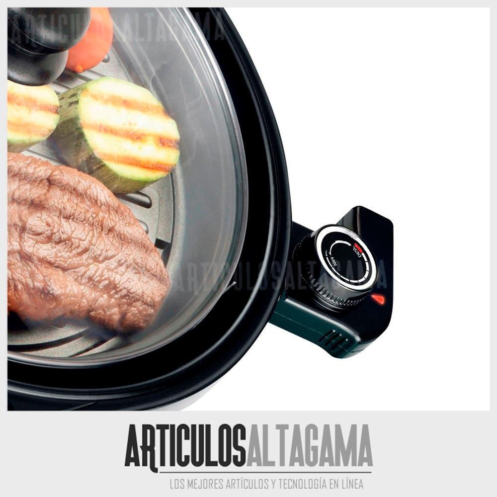 Parrilla Electrica Mondial Antiadherente Con Tapa De Vidrio img #5