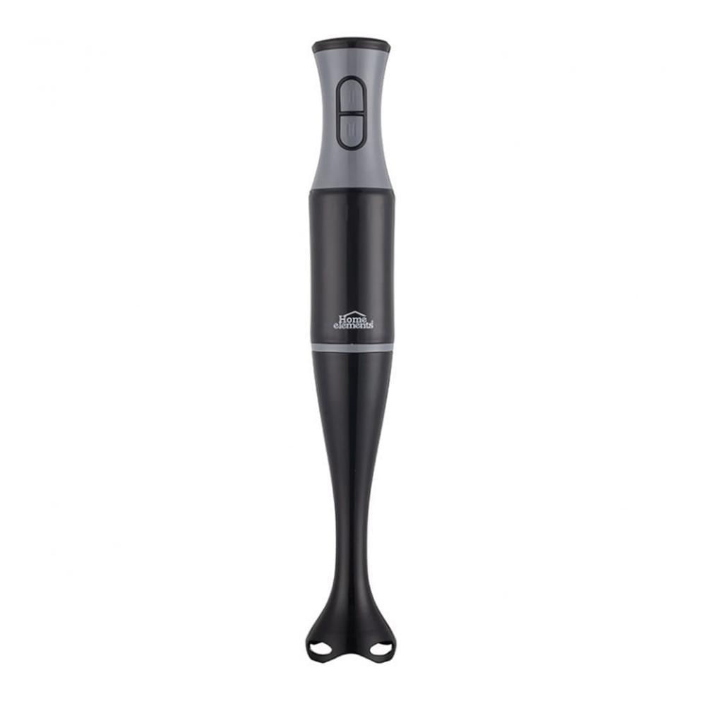 Licuadora Batidora Home Elements Dual Mix Personal Negra img #2
